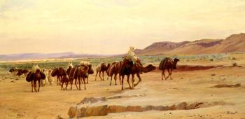 尤金 亞歷尅 吉卡德特 Caravanes De Sel Dans Le Desert